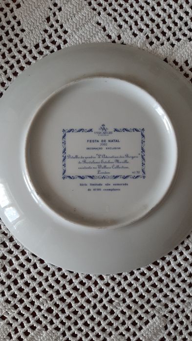 Conjunto de Pratos de Natal Vista Alegre