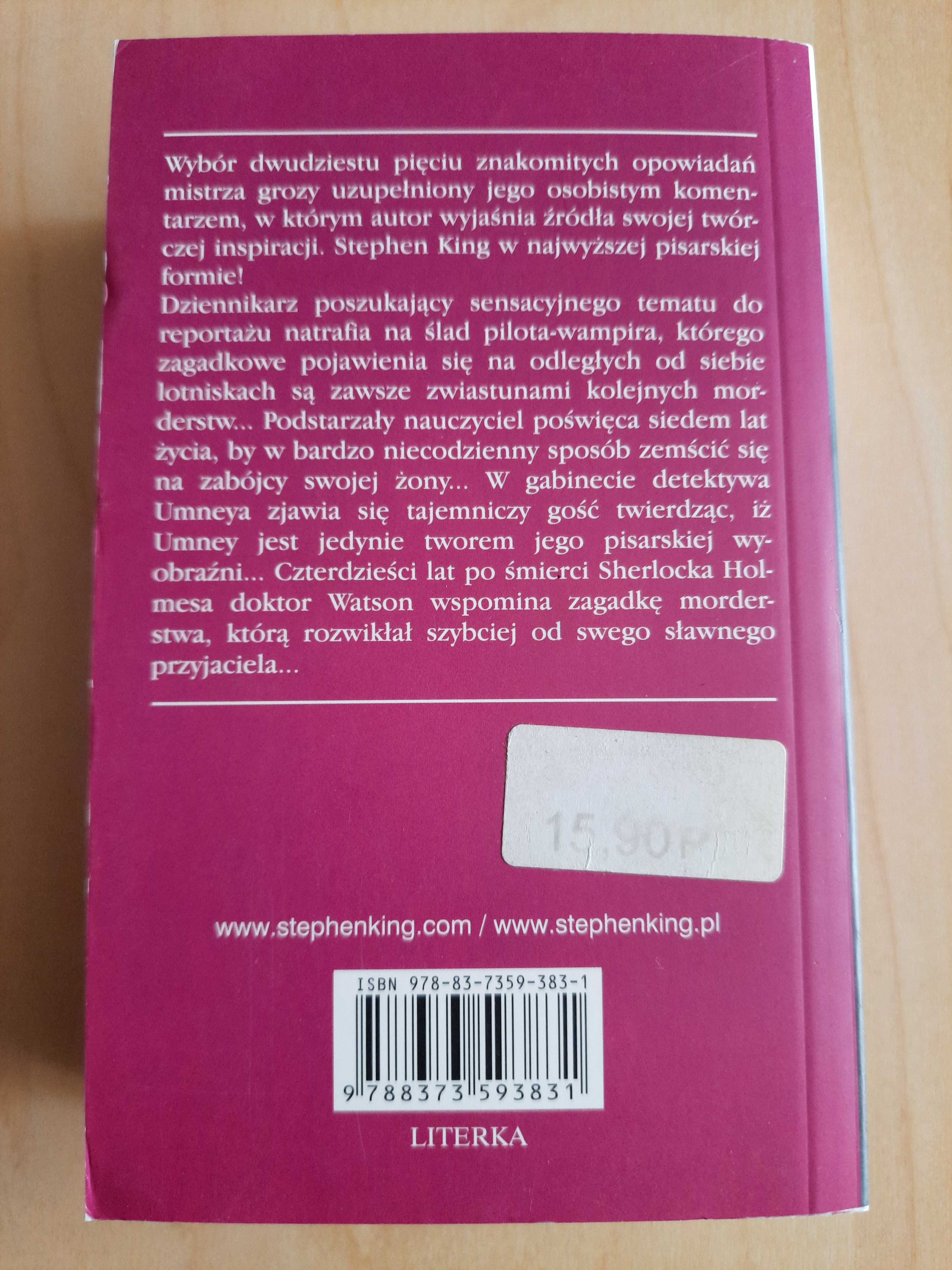 Książka "Marzenia i koszmary" - Stephen King - stan idealny