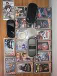 Psp com jogos e acessórios