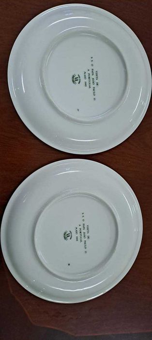 Pratos da Vista Alegre, João Paulo,dia da mae II  nº 18 e 27