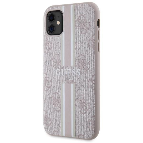 Etui Ochronne Guess Guhmn61P4Rpsp Różowe dla iPhone 11/XR z Magsafe
