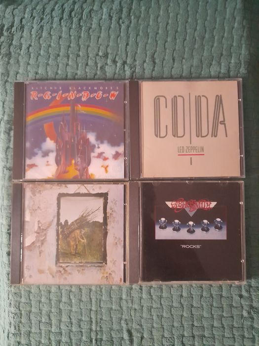 Фирменные японские CD диски Aerosmith, Axe, Led Zeppelin, Rainbow