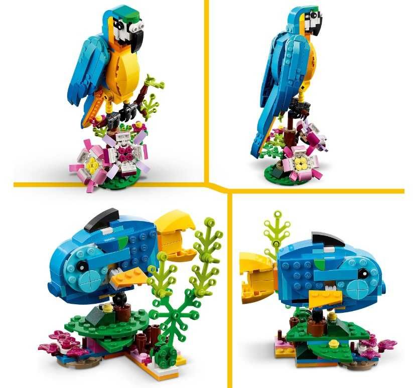 LEGO Creator 31136 Egzotyczna Papuga 3w1 PREZENT