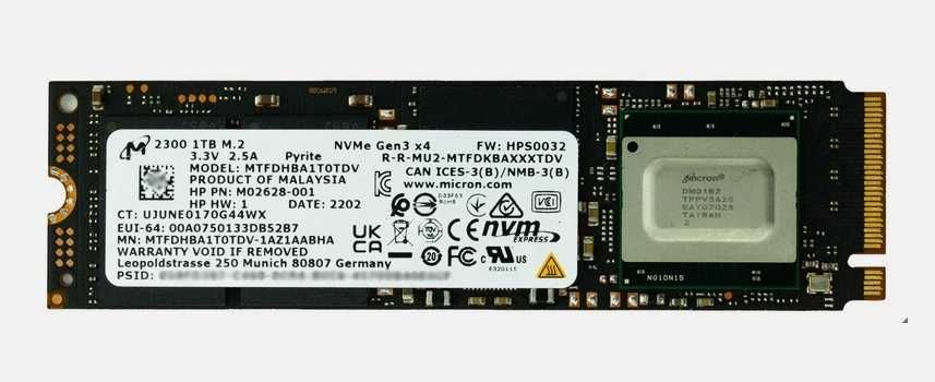 SSD диск 1TB Micron_2300_MTFDHBA1T0TDV (212930E47D88)