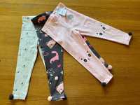 Legginsy 98 cm w pandę, dinozaury z pomponami George 2-3 latka