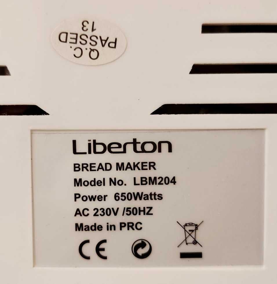 Продам Хлебопечь Liberton LBM 204, Б/У