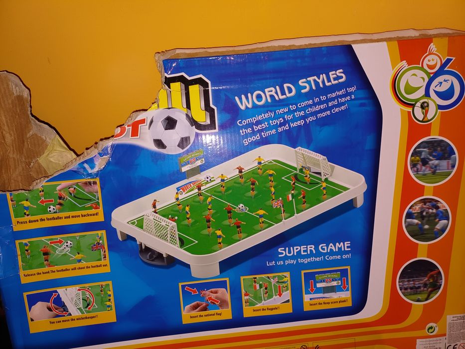 Jogo de futebol.