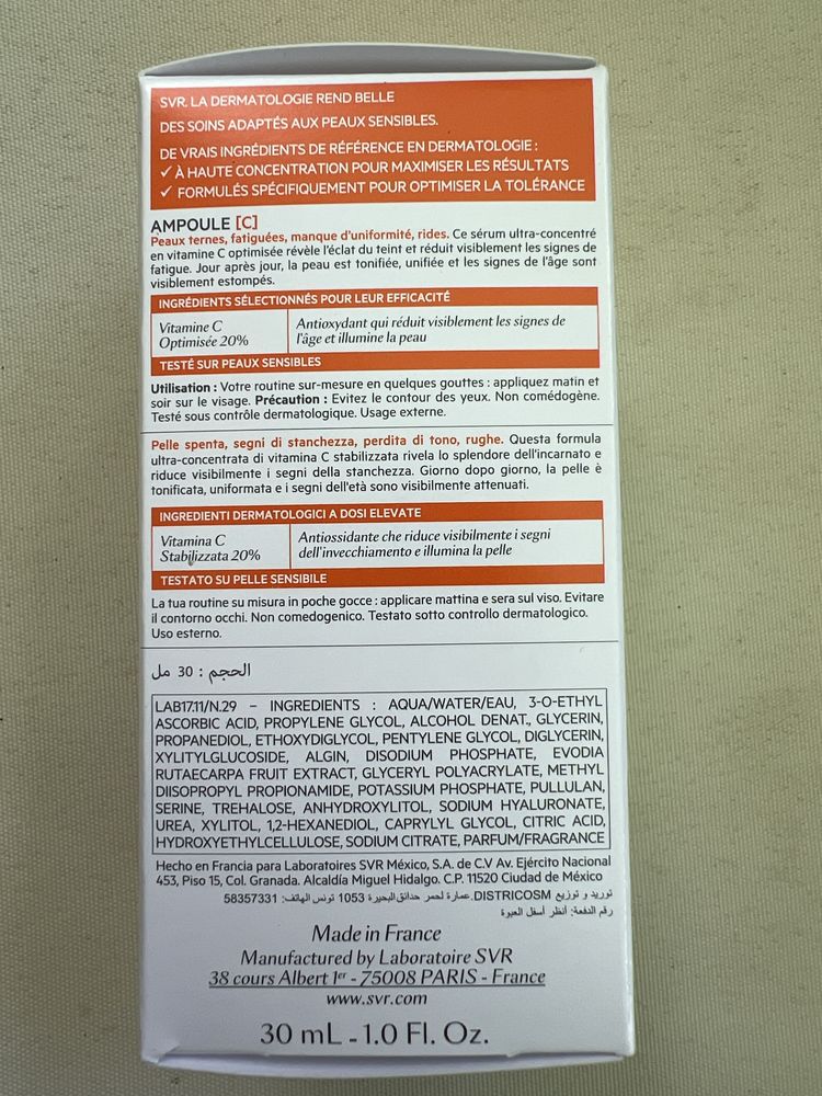 Svr ampułka z witaminą C 30 ml