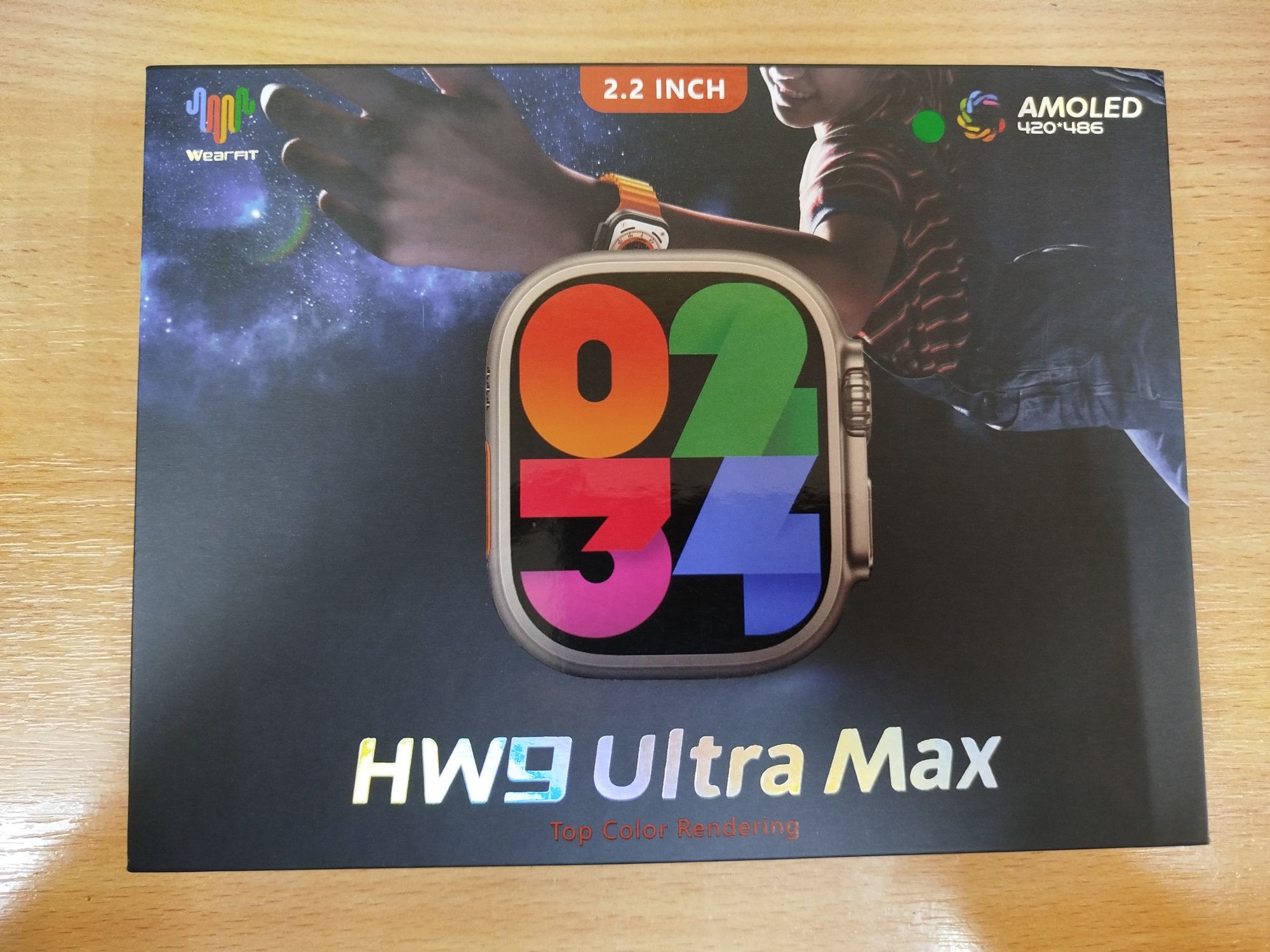 Смарт часы, смарт годинник 2023 Новинка AMOLED HW9 ULTRA Max 49 mm Bla