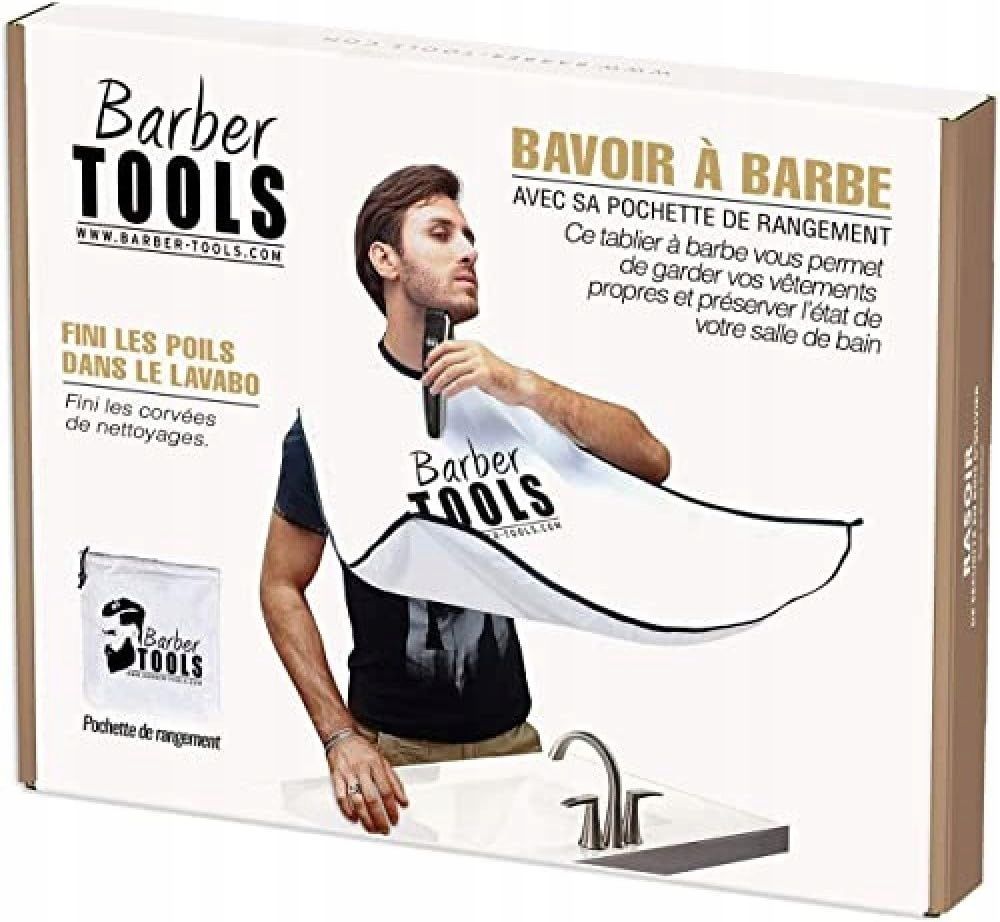 narzędzia fryzjerskie fartuch do brody z torbą do przechowywania 1 szt