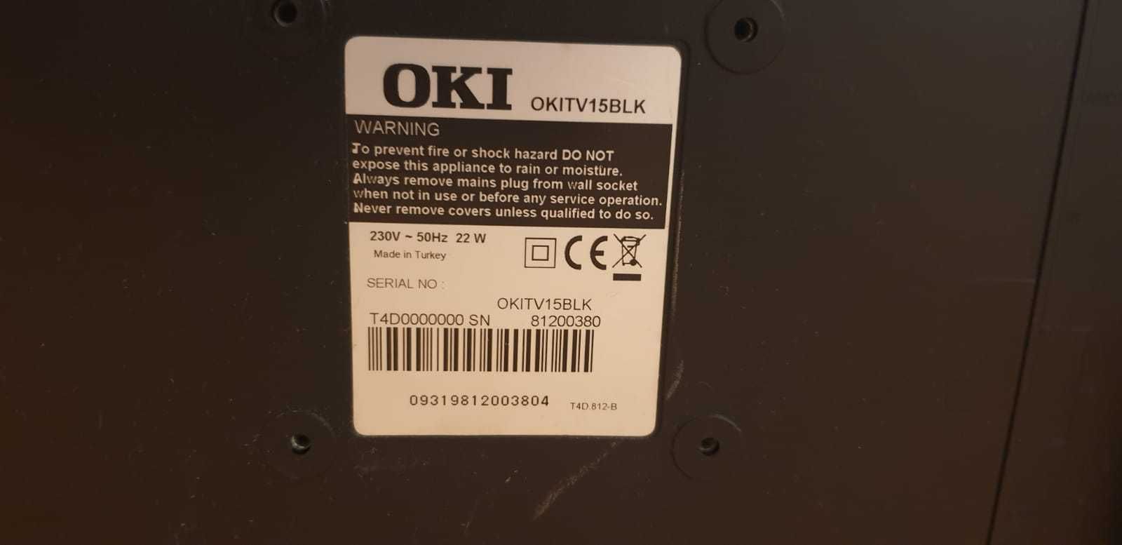 Televisão OKI - OKITV15BLK