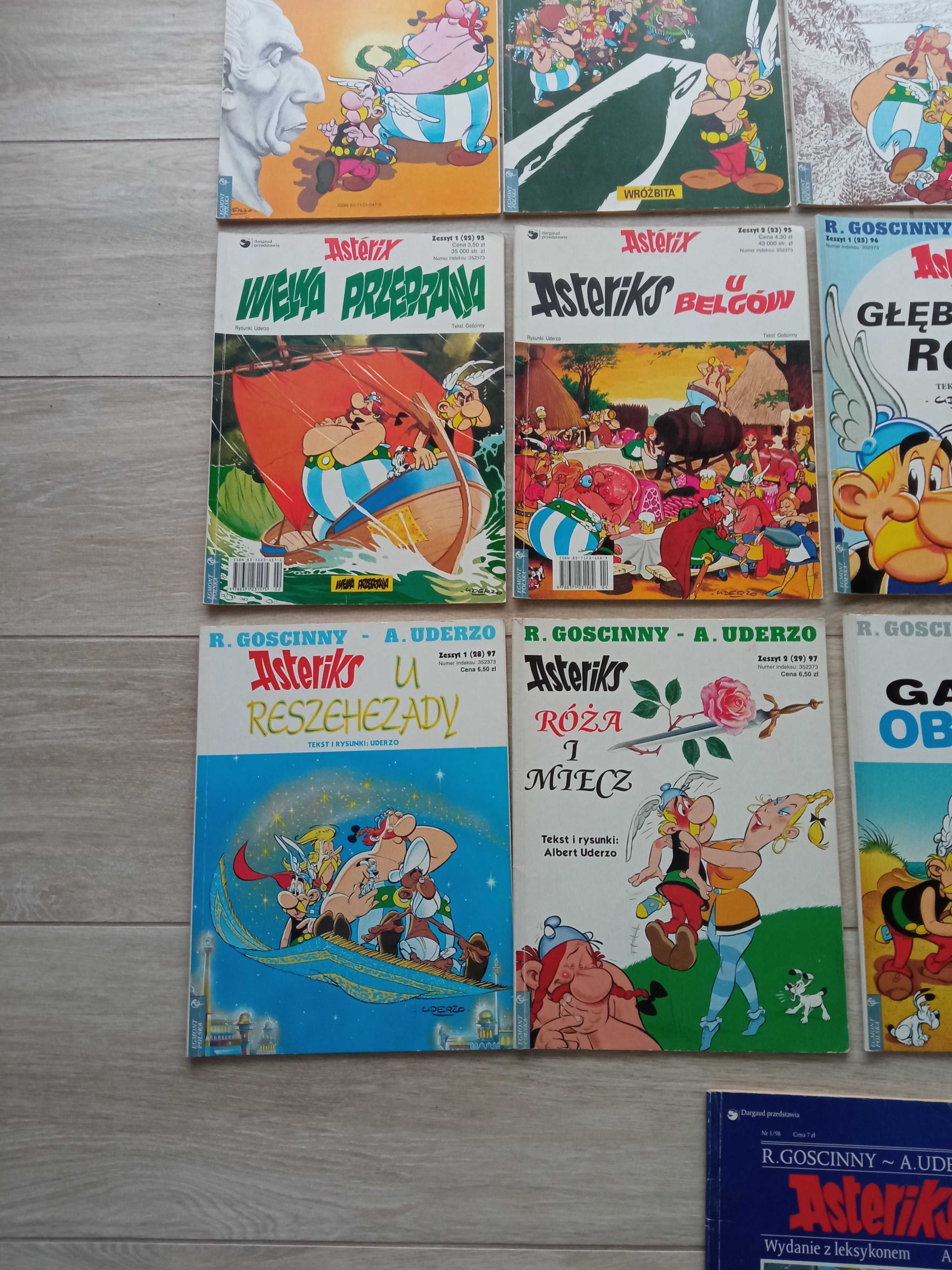 Asterix i Obelix Asteriks Gościnny komiksy z lat  92/97  20zl/ szt