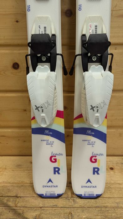 NOWE Narty Dynastar lemon girl 110 cm + wiązanie LOOK
