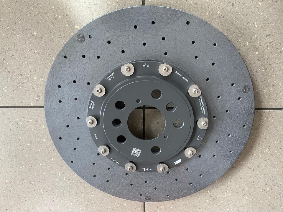tarcza tyŁ hamulcowa nowa ceramiczna lewa bmw f90 m5 f91 m8