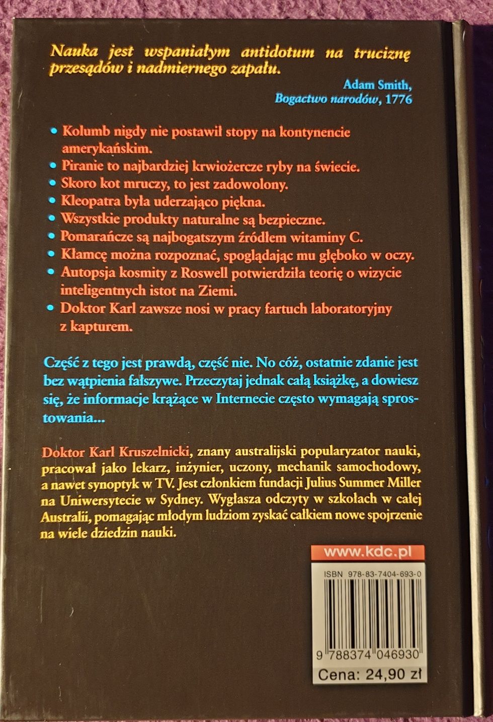 Wiedza z sieci na cenzurowanym Karl Kruszelnicki
