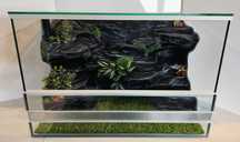 Terrarium z wyposażeniem dla gekona lamparciego, TW33B3L, AquaWaves