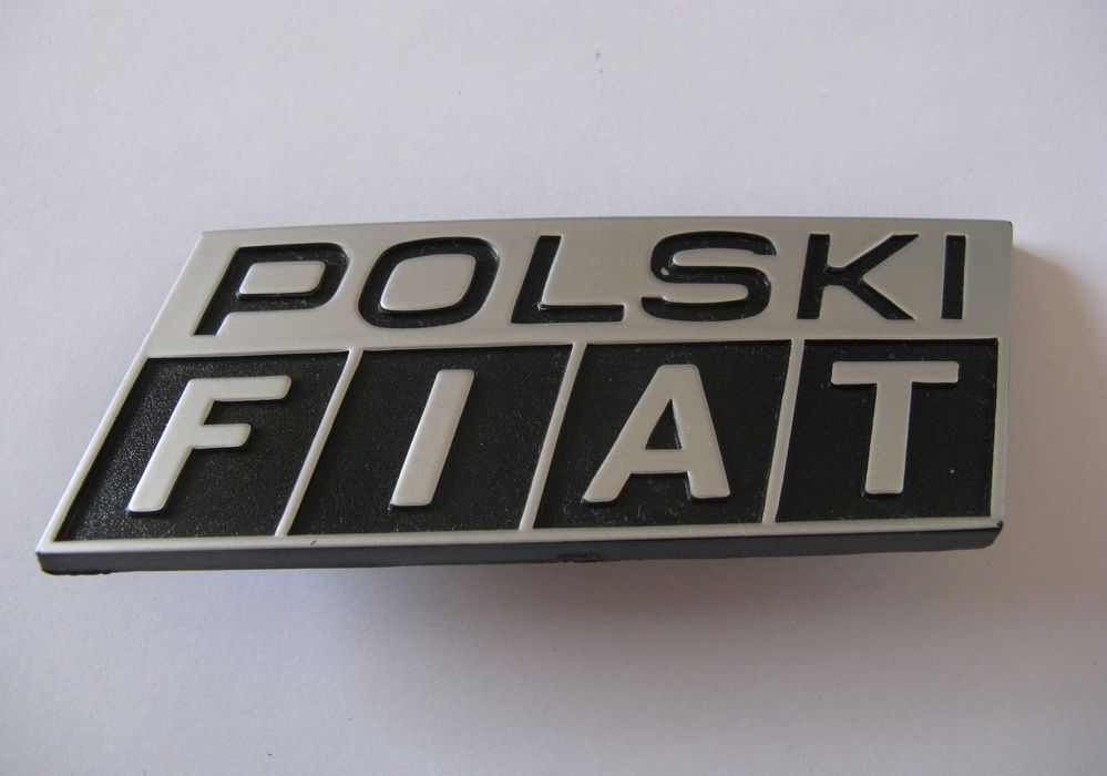 Emblemat, znaczek, logo POLSKI FIAT. Nowy oryginał.