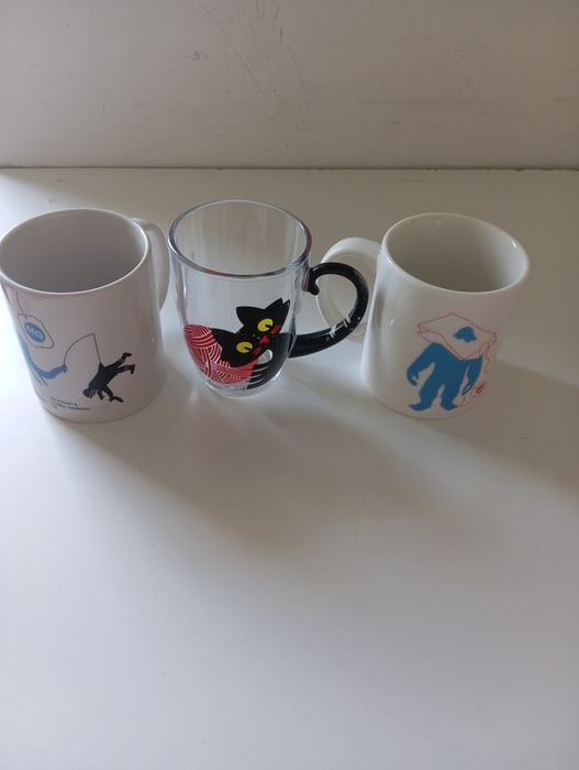 Zestaw kubków porcelanowych kolekcje *szklanka gratis