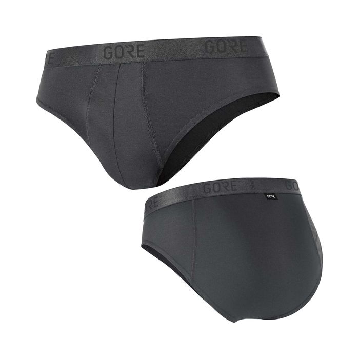 Męskie Slipy GORE Base Layer Oddychające Szybkoschnące Czarny L
