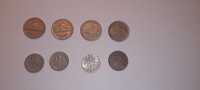 Monety - amerykańskie centy z lat 60, 70 i 80-tych, 8 szt.