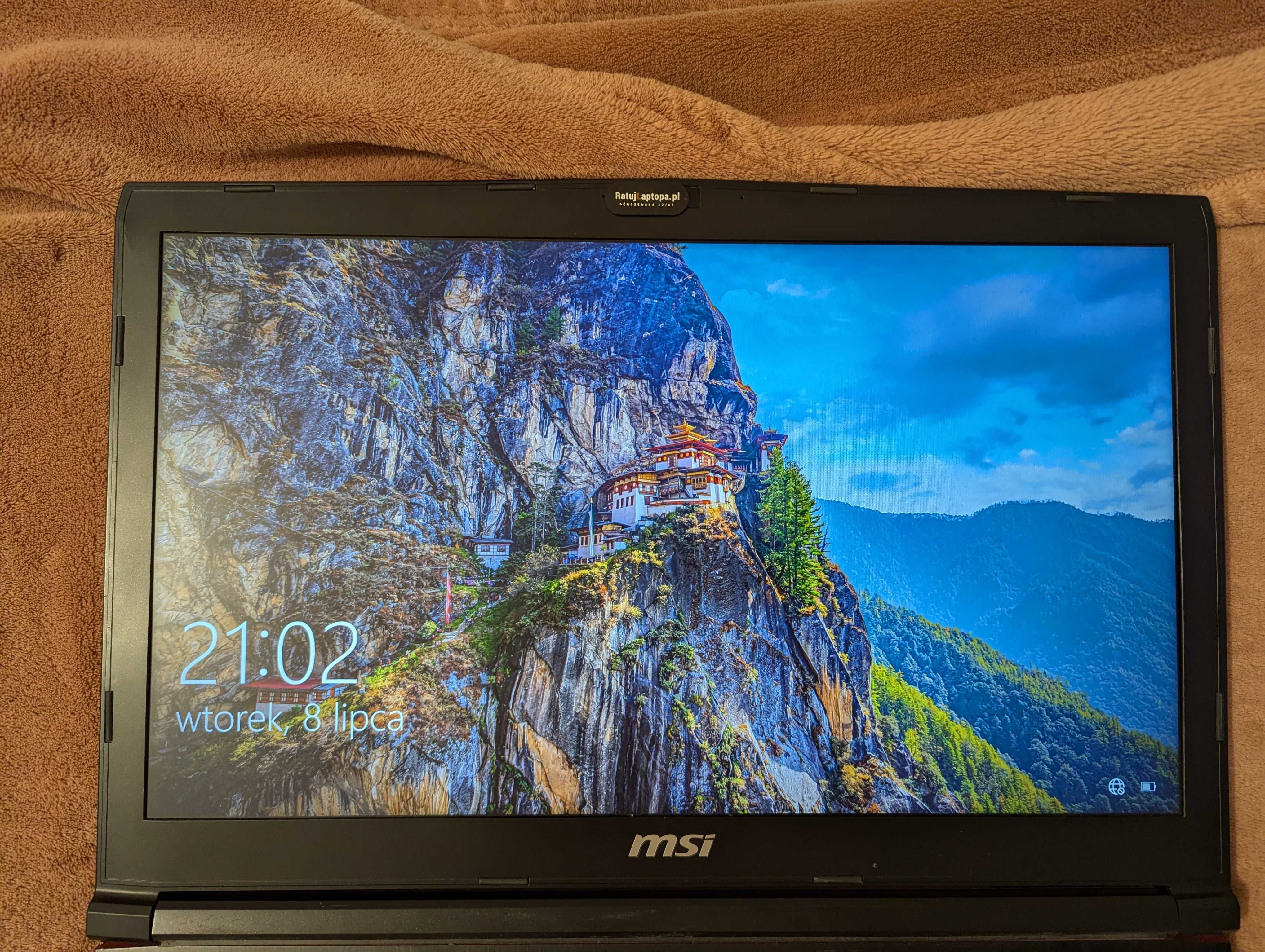 Laptop MSI GE72 2QF, Intel i7-4720HQ, ekran 17,3", SSD+HDD, sprawny!