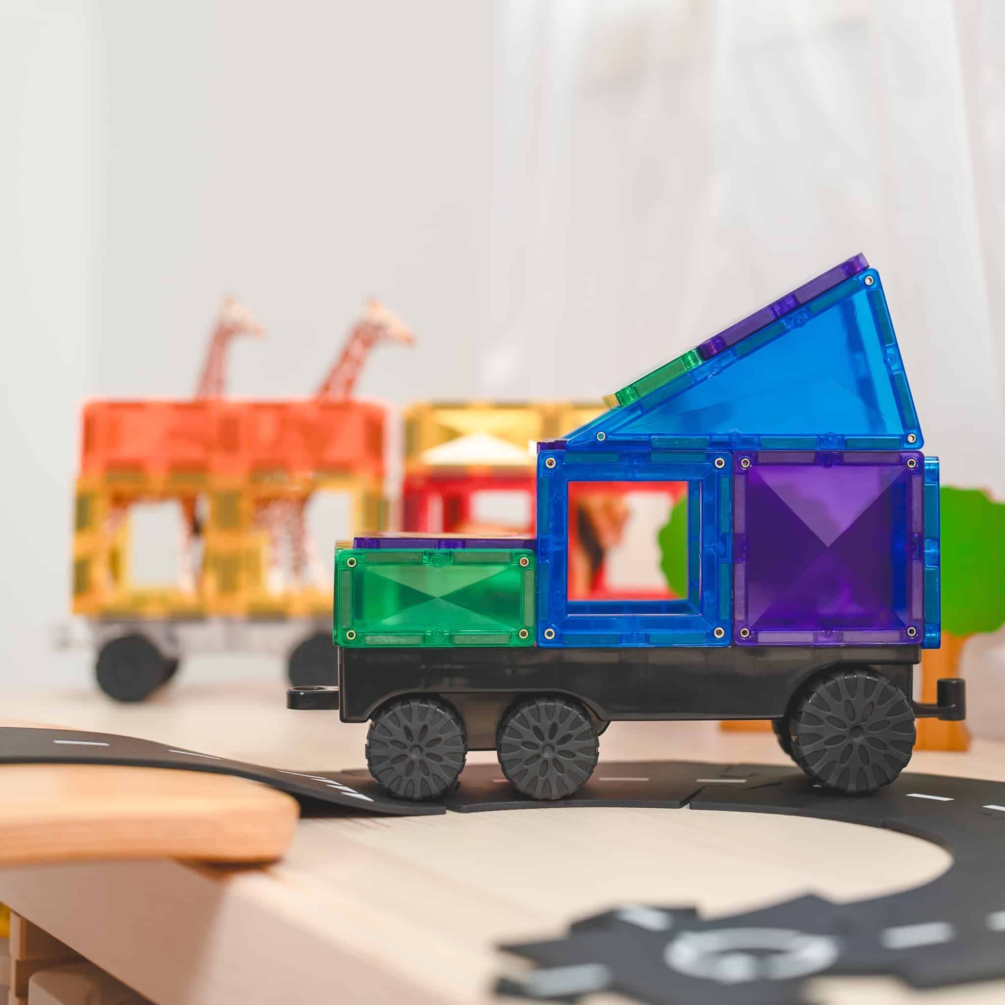 Connetix - Klocki magnetyczne Rainbow Transport Pack - 50 el.