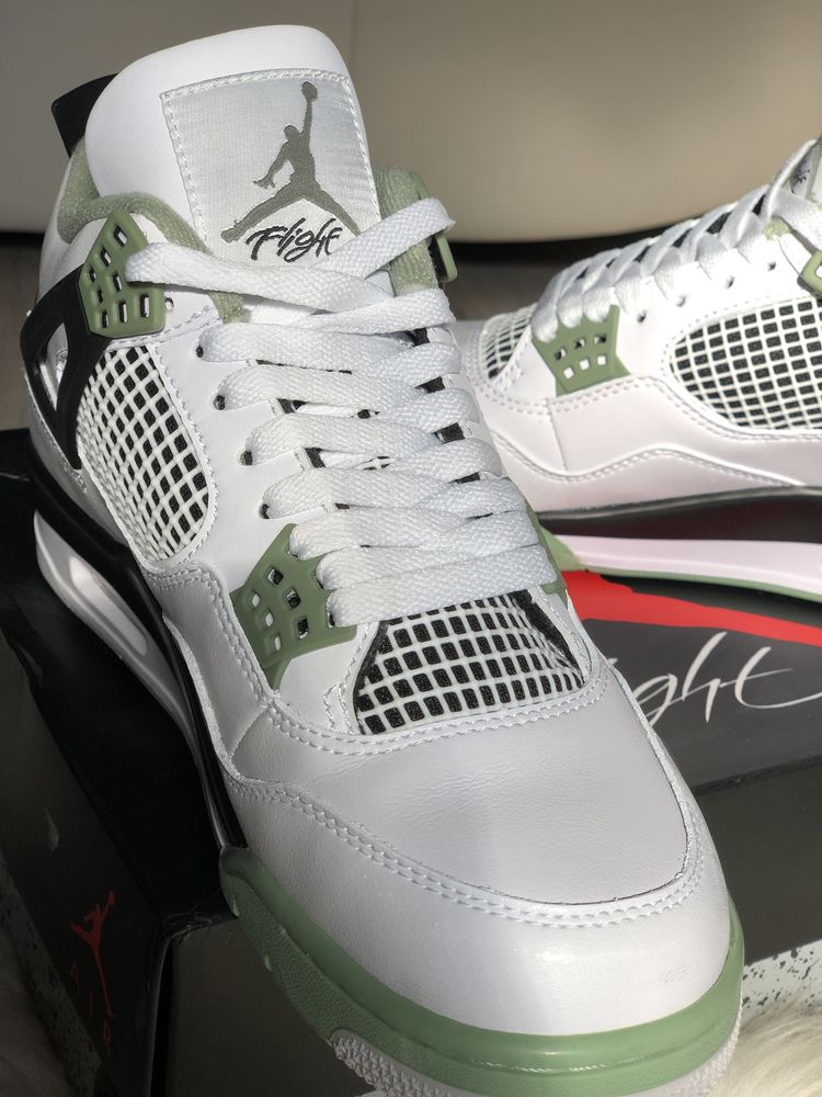 Air Jordan 4 Retro Seafoam Oil Green nowe buty