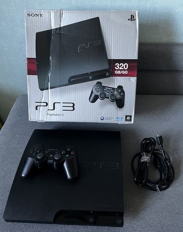 Konsola PS3 Slim 320gb Pad Oryginal Pudełko PlayStation 3 CECH-3004B