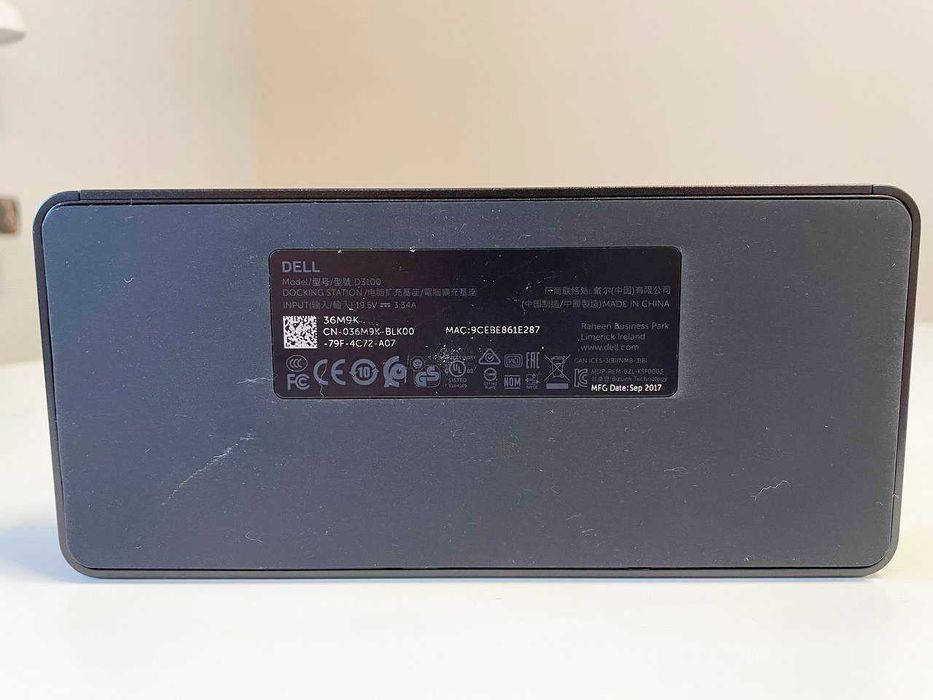 Док-станція Dell Dock D3100 UHD Tripple Video (452-BBOT)