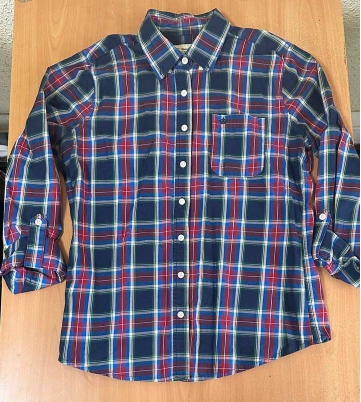 Продам две женские рубашки в клетку colins