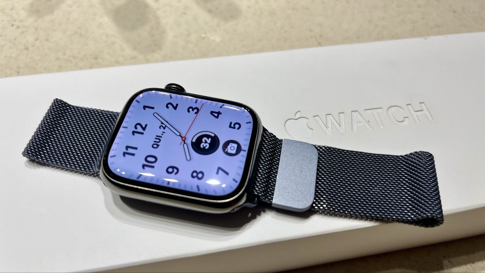 Apple Watch serie 7 Graphite Stainless Steel Case 45mm GPS + CELL LTE