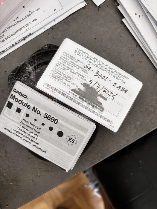 G-shock novo na caixa para venda