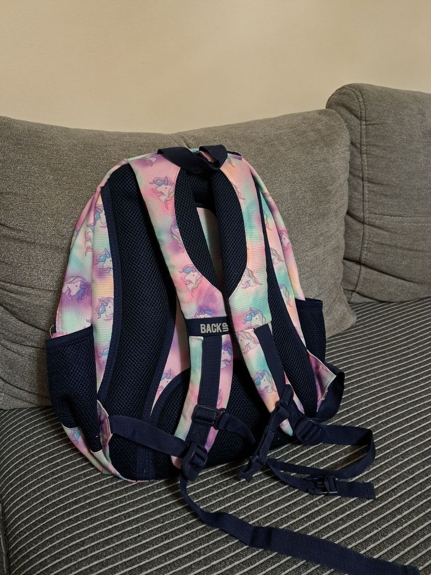 Plecak szkolny w jednorożce