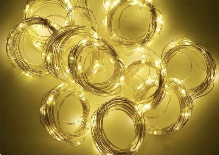 Гірлянда «Штора з крапель роси» від USB