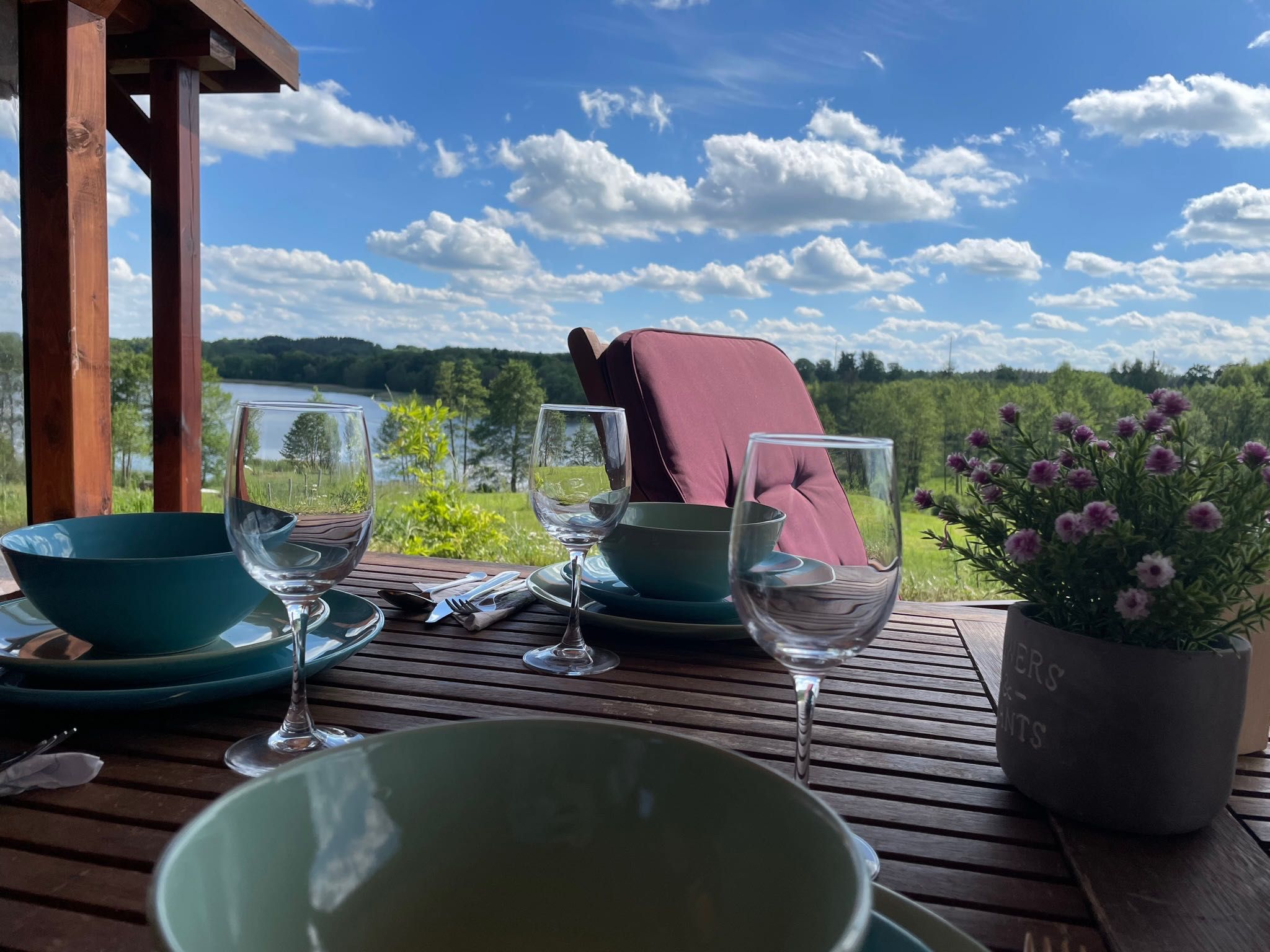 Domki Warmiński Zakątek nad jeziorem Blanki do 8 osób, Warmia i Mazury