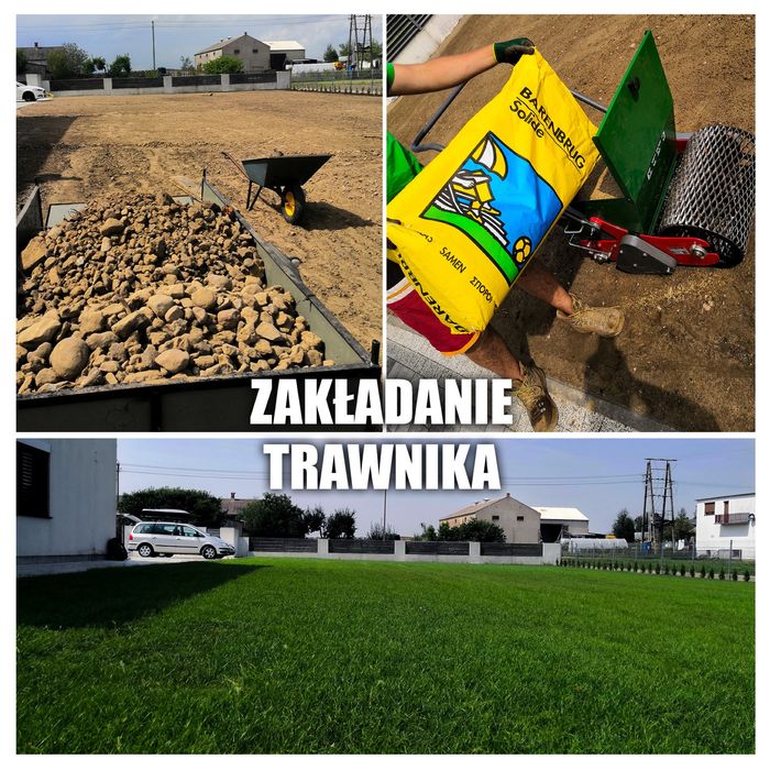 Systemy nawadniania, usługi ogrodnicze / glebogryzarka separacyjna