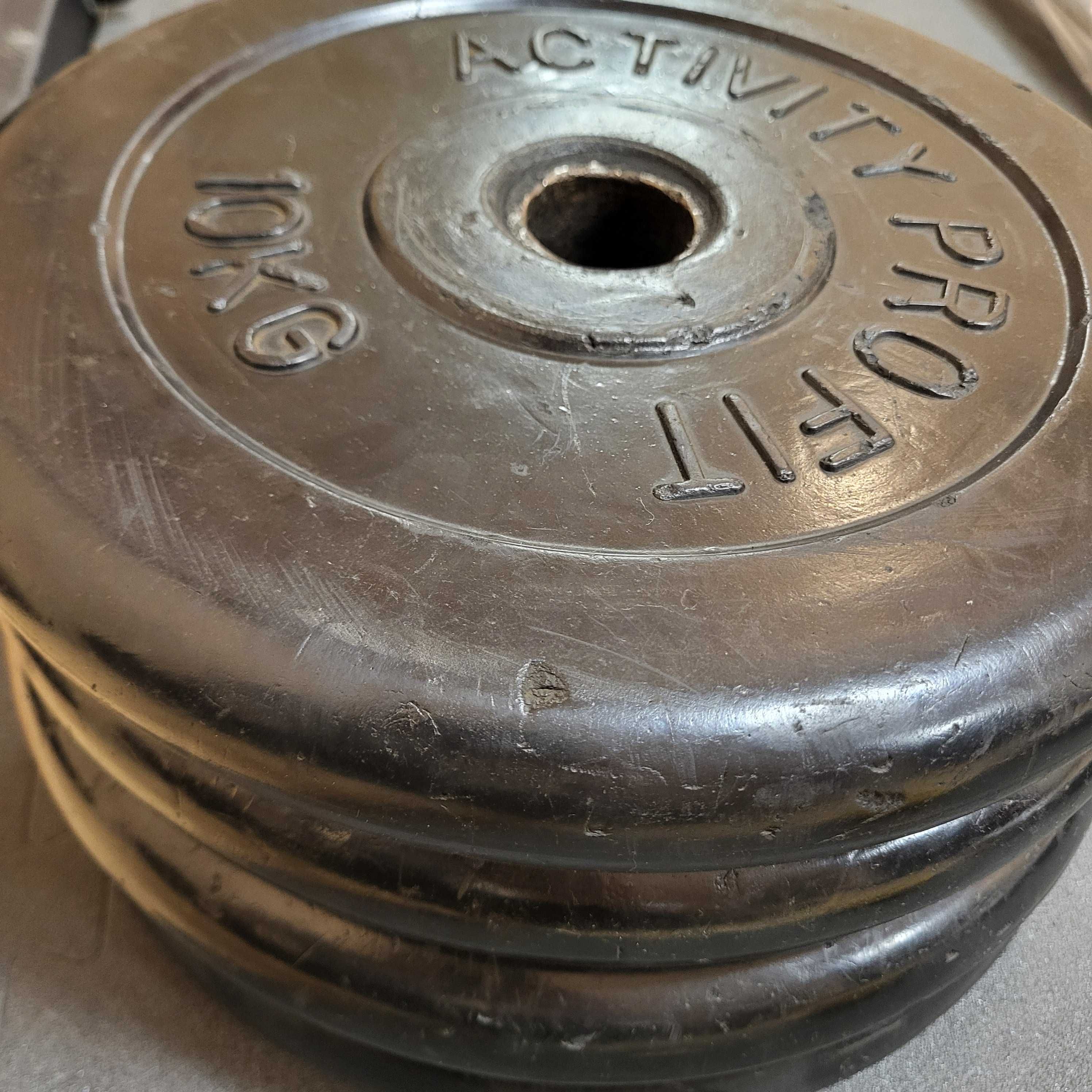 Obciążenie żeliwne 4x10kg i 2x15kg. Stan bdb. Kraków, Limanowa