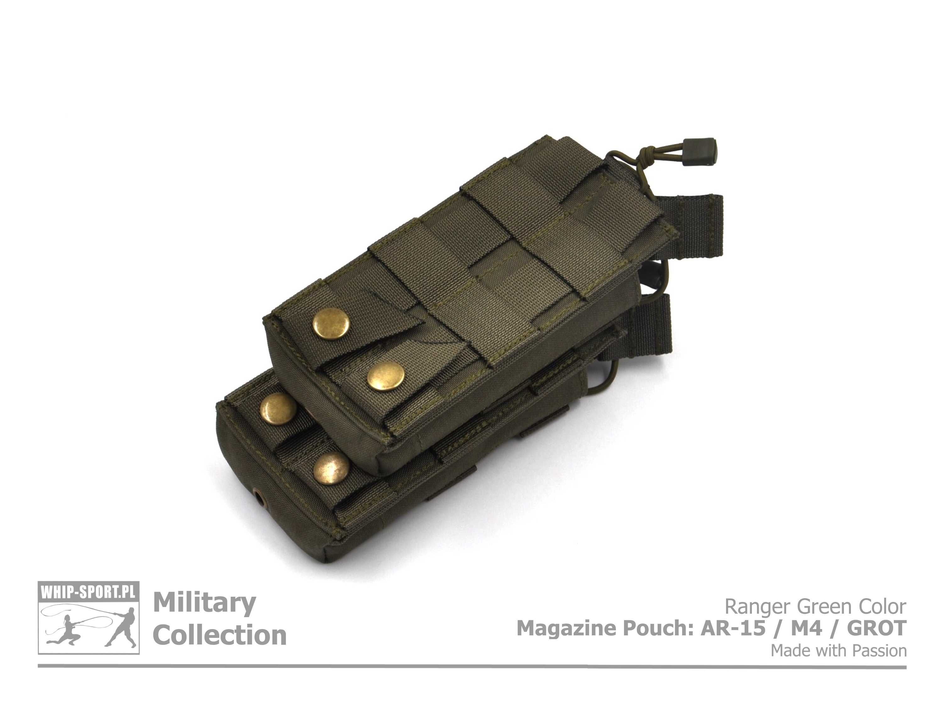 Ładownica na magazynek GROT / AR-15 / M4 - Ranger Green IRR - FAST