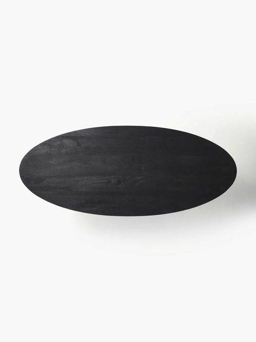 Owalny stół do jadalni z drewna mangowego Westwing Luca 240x100cm