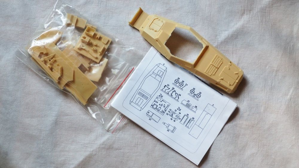 JP HOBBY 35006 Sd.Kfz 233 Zestaw konwersyjny