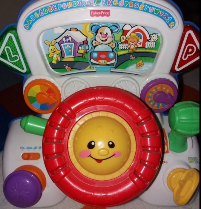 Interaktywna zabawka Fisher Price kierownica