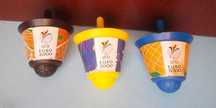 Brindes diversos Yoplait, Matutano, etc