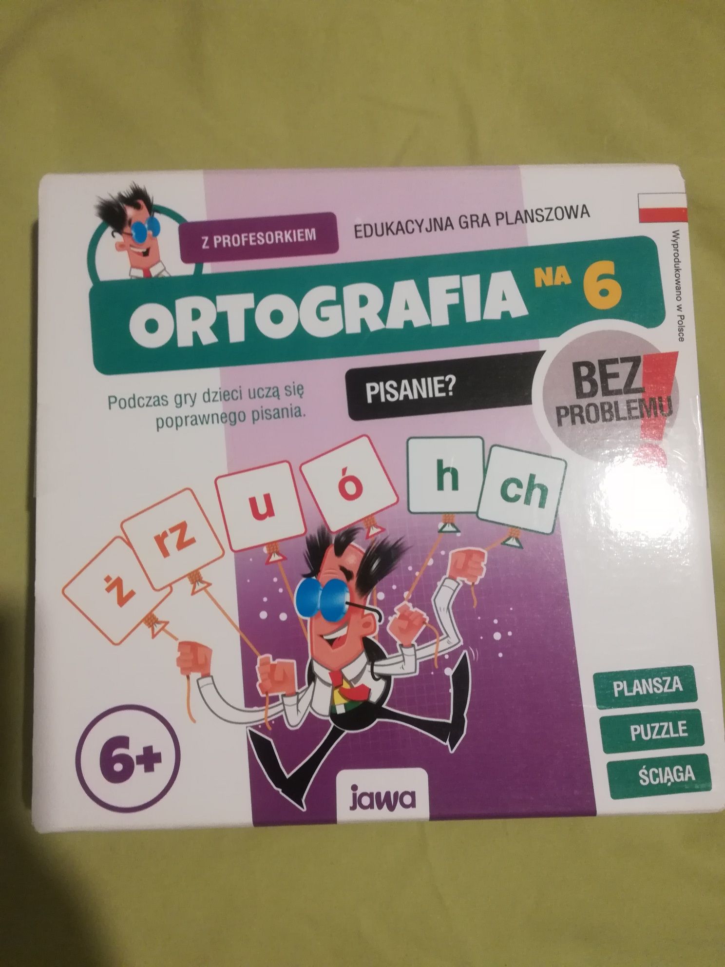 Gra "Ortografia na 6 z profesorkiem"