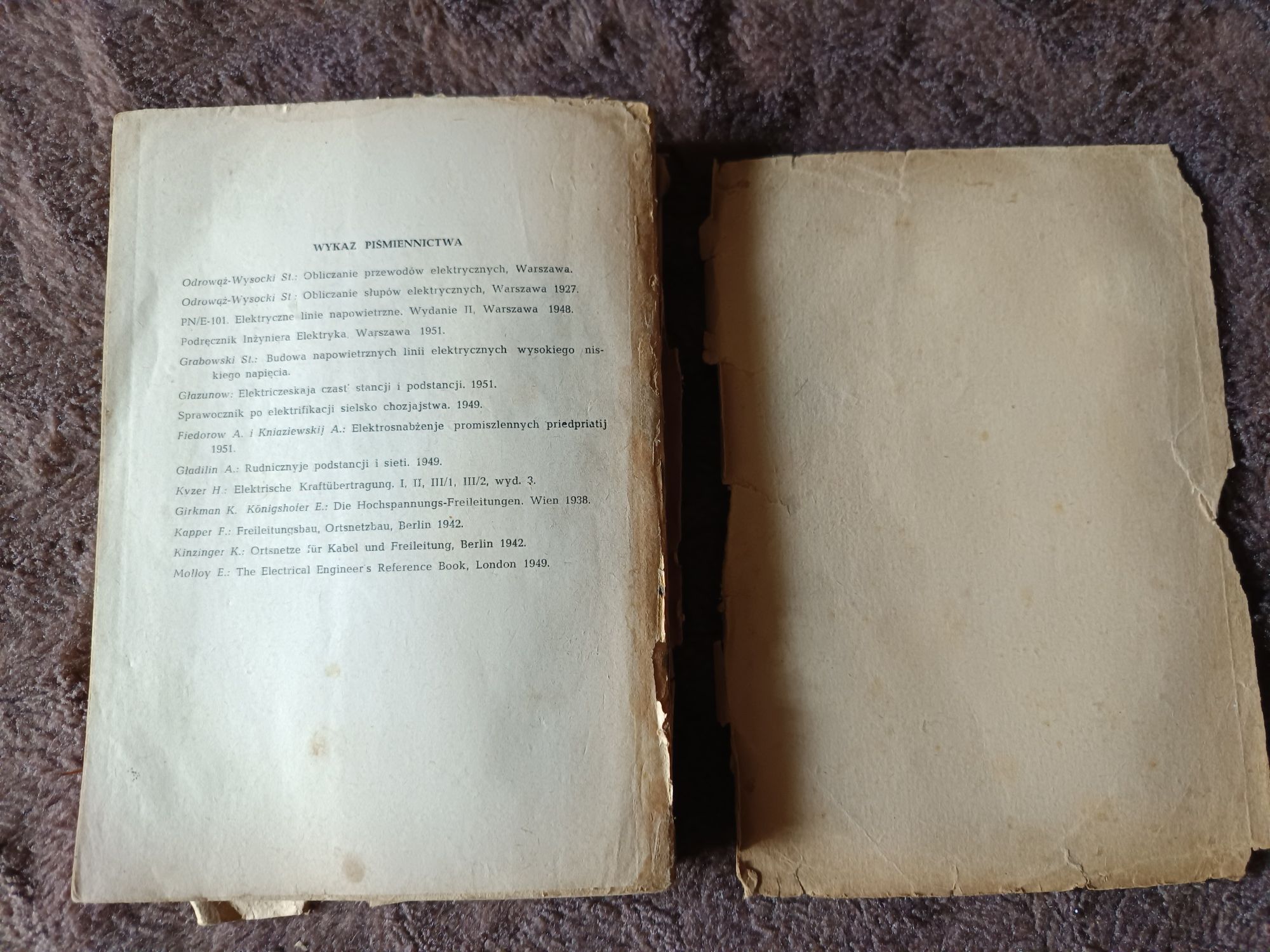 Zasady projektowania sieci elektroenergetycznych niskich napięć, 1953