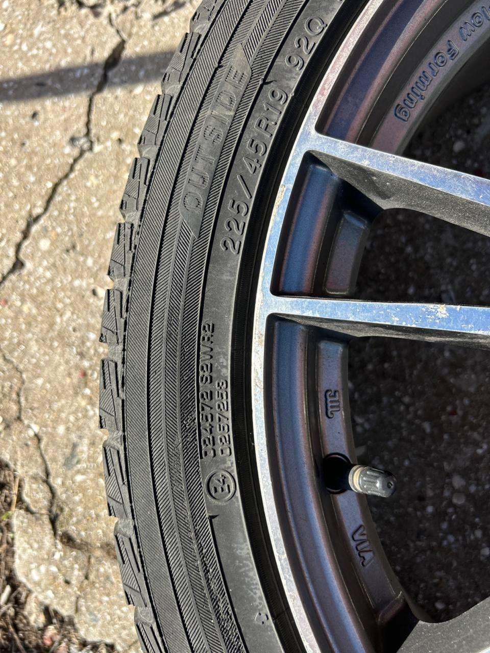 Кованные Диски Royal Forged B97 R19 x 7J +45, 5х100 ЦО 71мм Вес 8.5 к