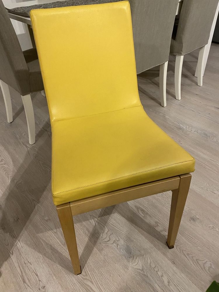 Krzesło żółte