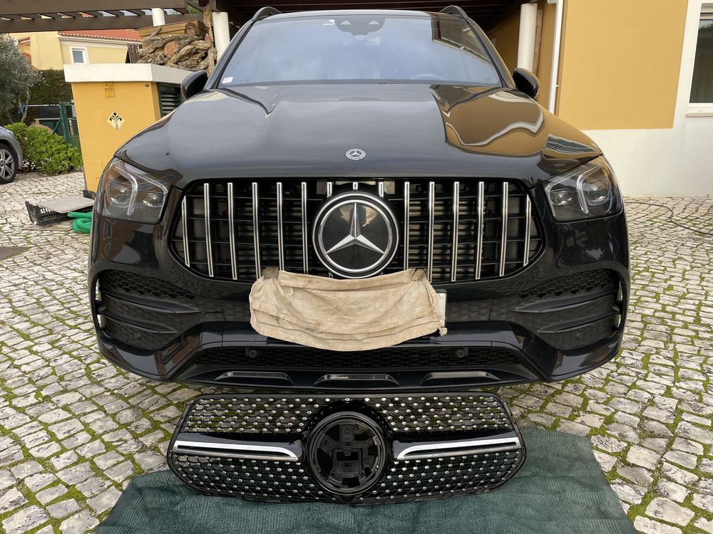 Grelha frontal original Mercedes GLE 2021