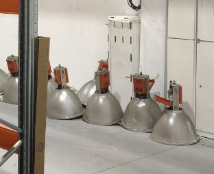 Campânulas Industriais / Iluminação de Armazém