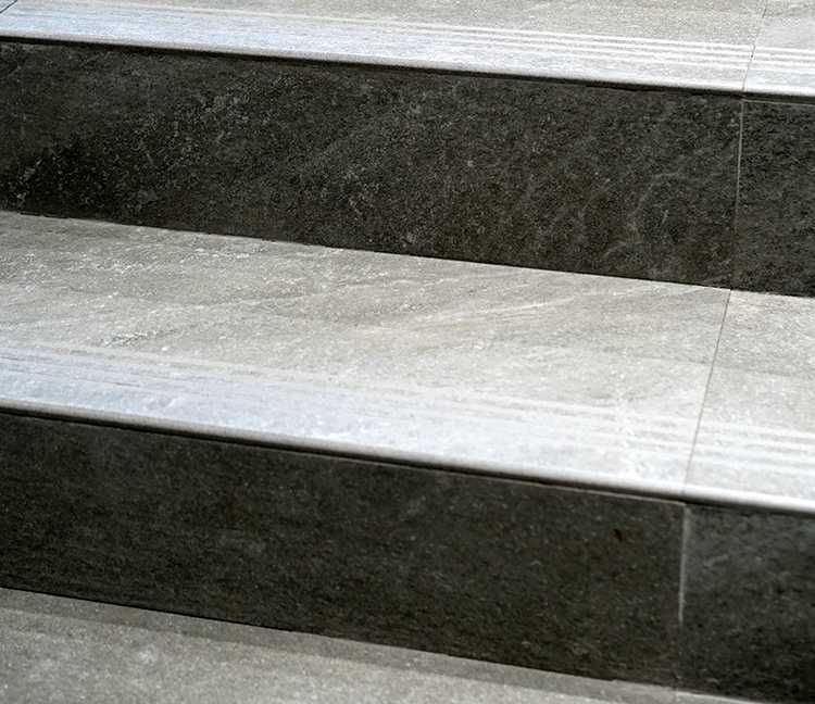 Szare płytki schodowe 30x60 ANTYPOŚLIZGOWE R10