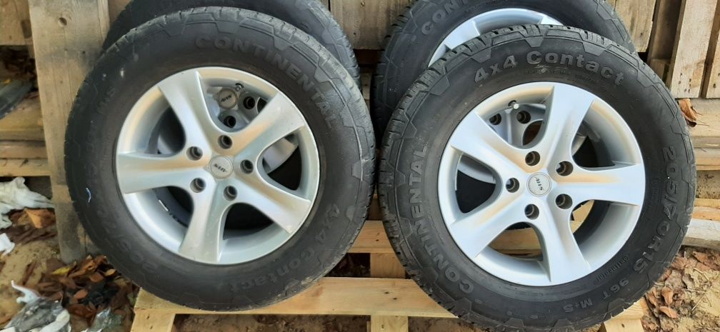 Koła honda crv 4x4 continental 205/70 r15 LETNIE